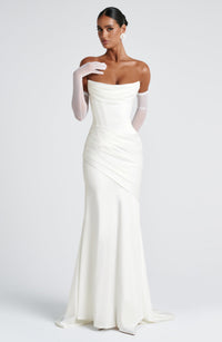 Mathilde Maxi Dress – Ivory