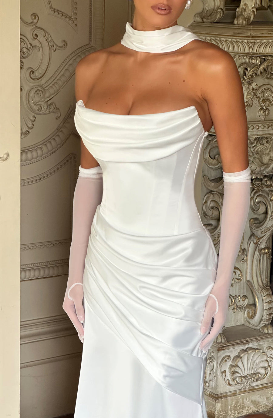 Mathilde Maxi Dress – Ivory