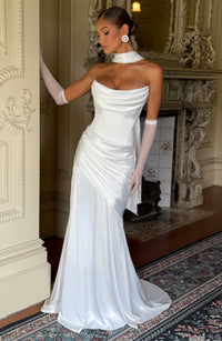 Mathilde Maxi Dress – Ivory