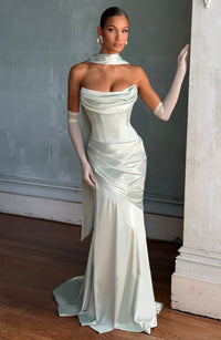 Mathilde Maxi Dress – Mint