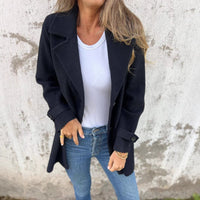 Kerstin Coat with Button Front