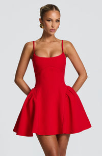 Milena Mini Dress - Red