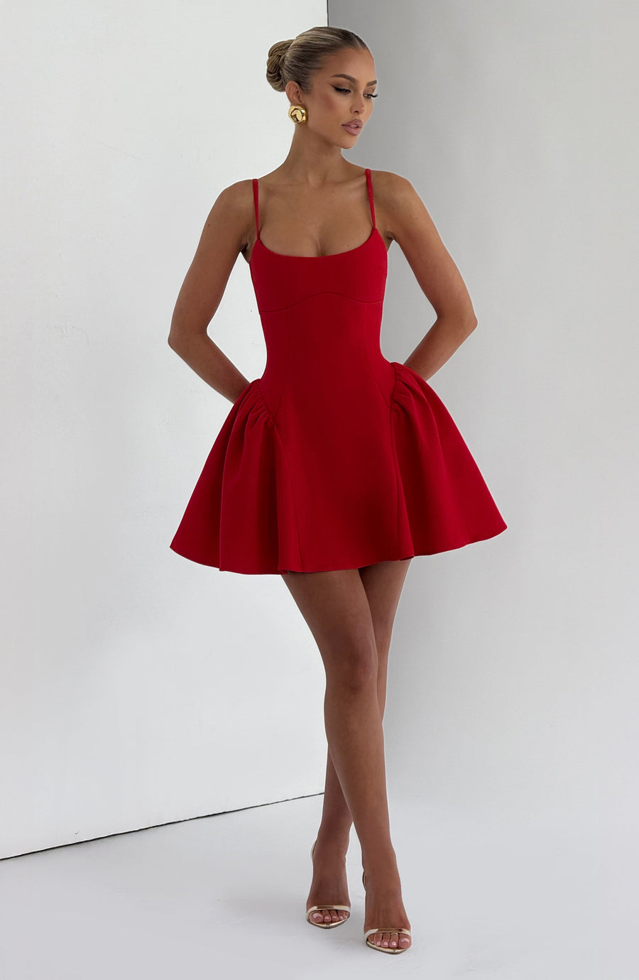 Milena Mini Dress - Red