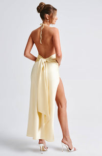 Kendra Maxi Dress – Lemon