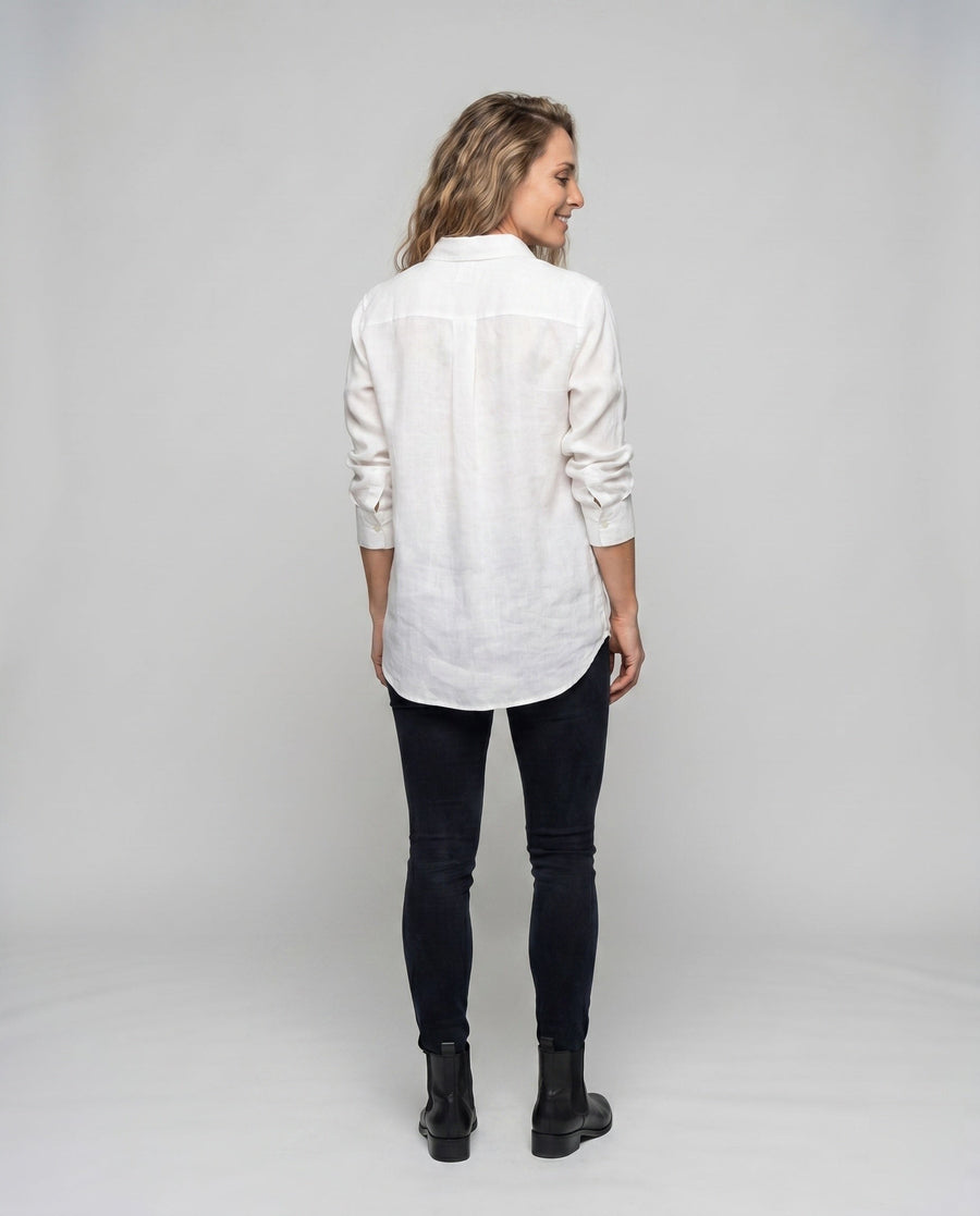 Kiara Casual Linen Blouse