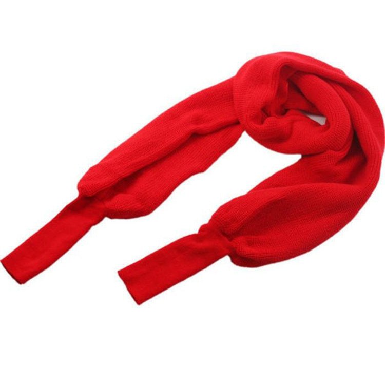 Kiara Knit Scarf in Red