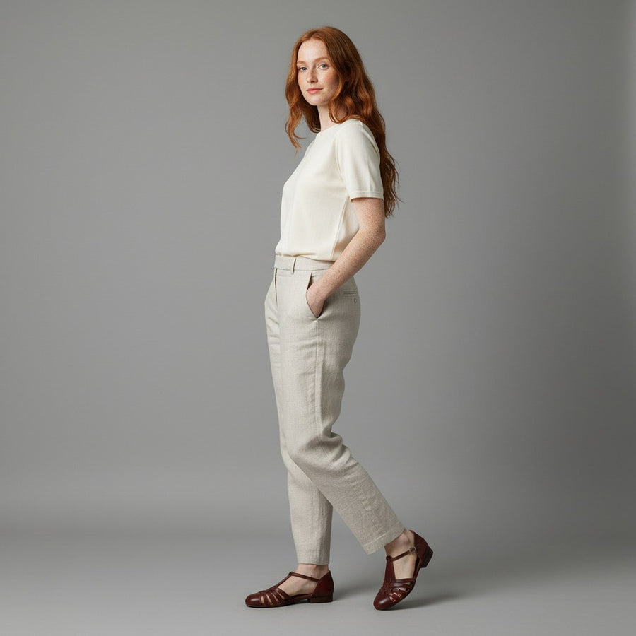 Kinsley T-Strap Sandal in Cabernet