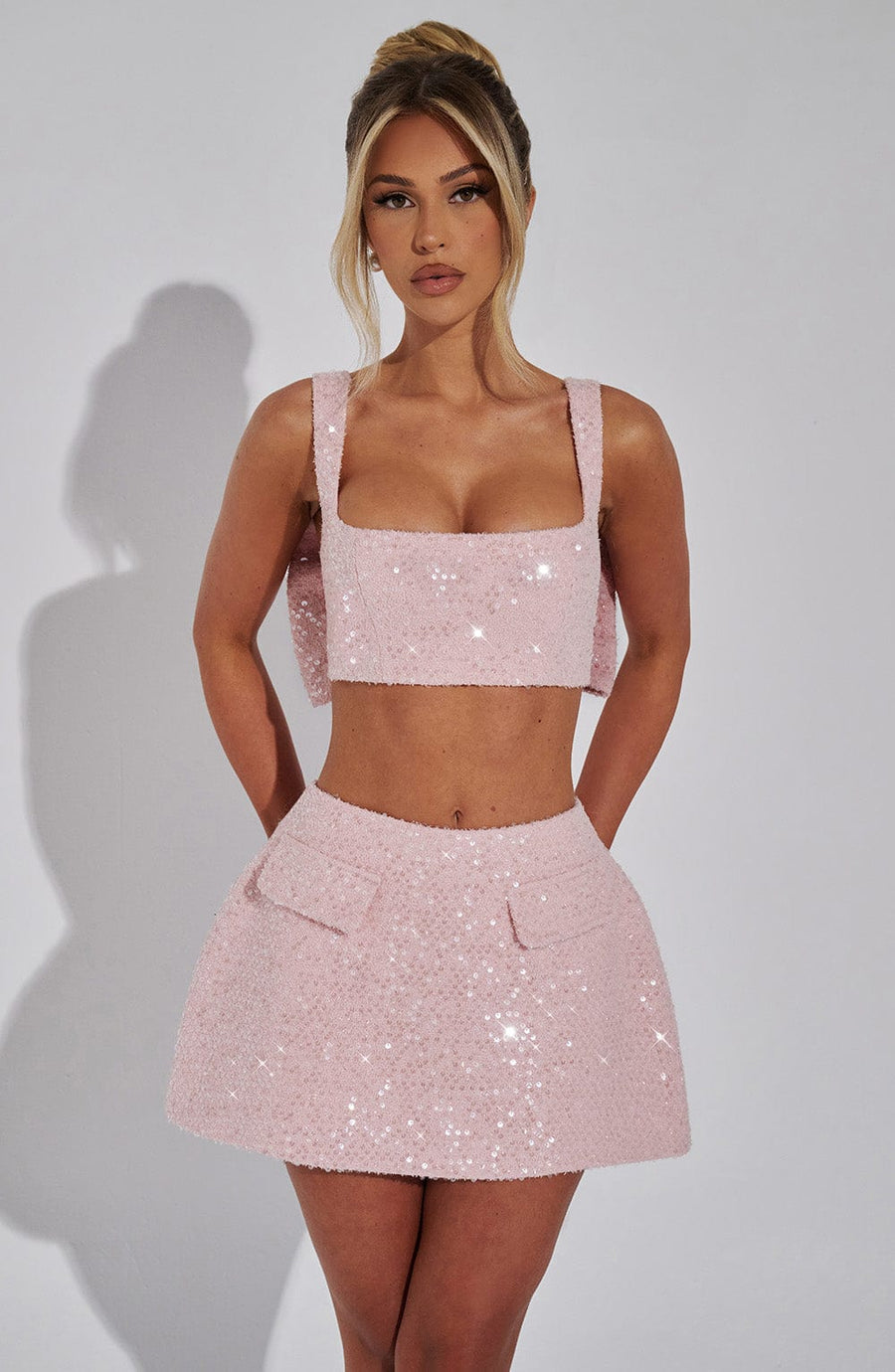 Lorena Mini Skirt - Blush