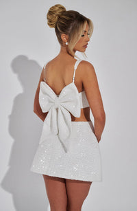 Lorena Mini Skirt - Ivory