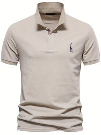Koen Casual Cotton Shirt in Beige