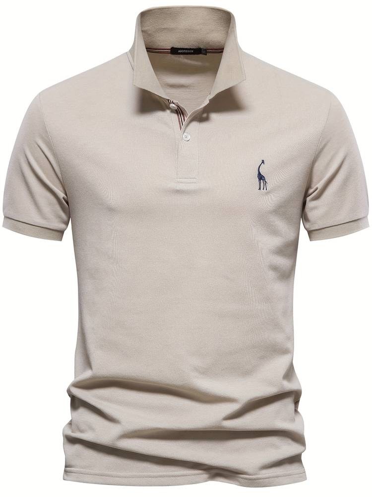 Koen Casual Cotton Shirt in Beige