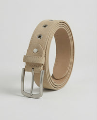 Koen Elegant Leather Belt with Belted in Beige