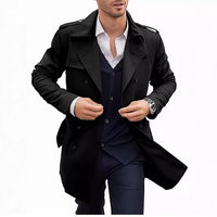 Konrad Elegant Trench Coat with Pockets
