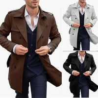 Konrad Elegant Trench Coat with Pockets