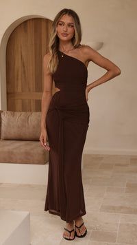 Kourt Maxi Dress in Periwinkle