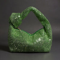 Kylie Knot-Handle Mini Bag in Emerald