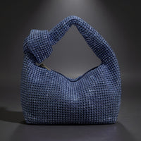 Kylie Knot-Handle Mini Bag in Royal Blue