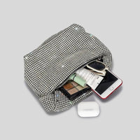 Kylie Knot-Handle Mini Bag in Silver