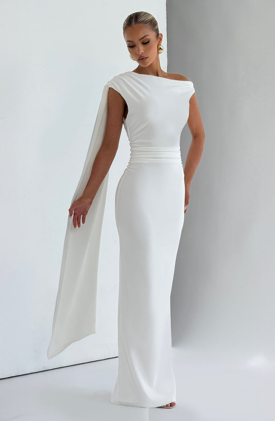 Robin Maxi Dress – Ivory