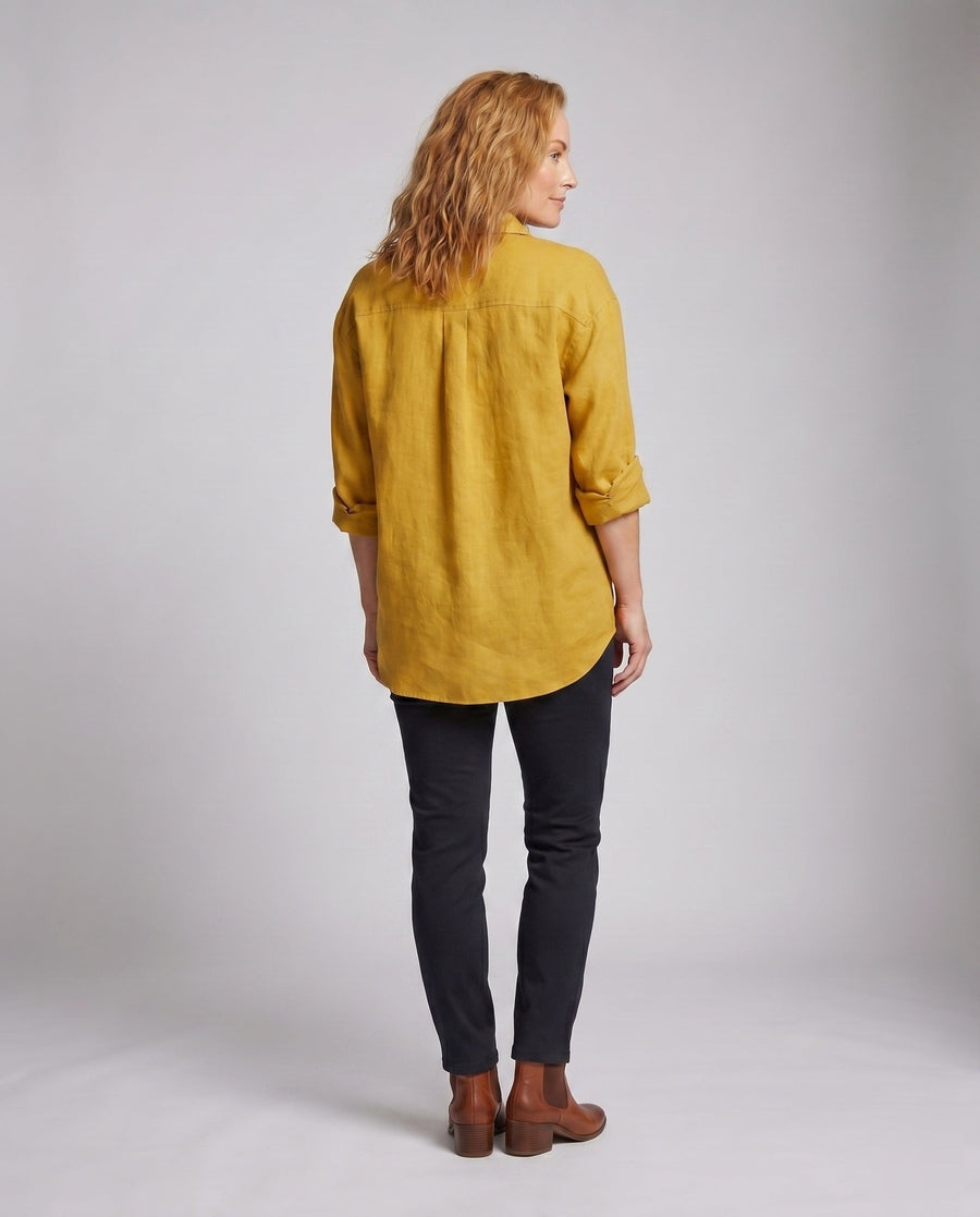 Kyra Casual Linen Blouse