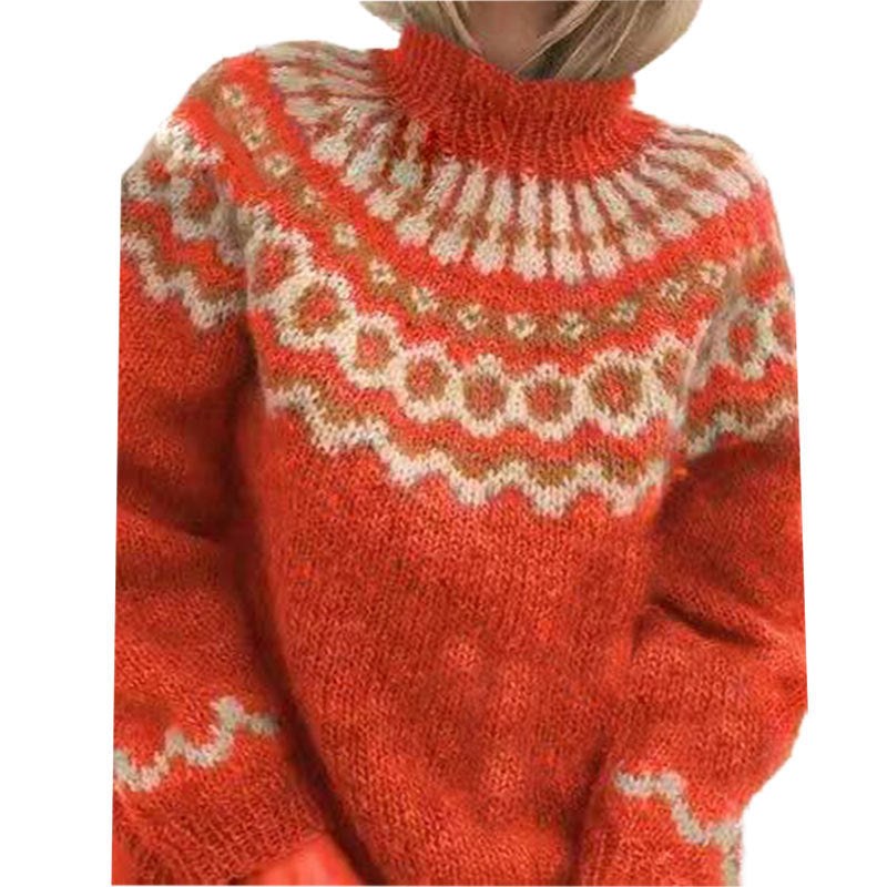 Kyra Knit Sweater in Red
