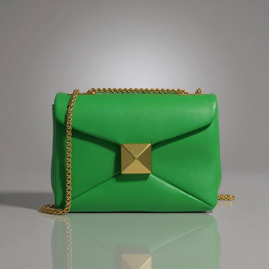 L’Avenue Handbag in Emerald