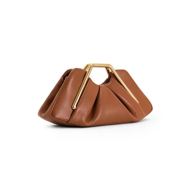 La Courbe Clutch in Cabernet