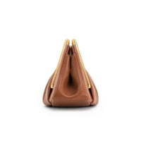 La Courbe Clutch in Cabernet
