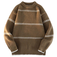 Lacey Knit Sweater in Khaki
