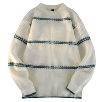 Lacey Knit Sweater in White