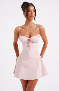 Dora Mini Dress – Blush