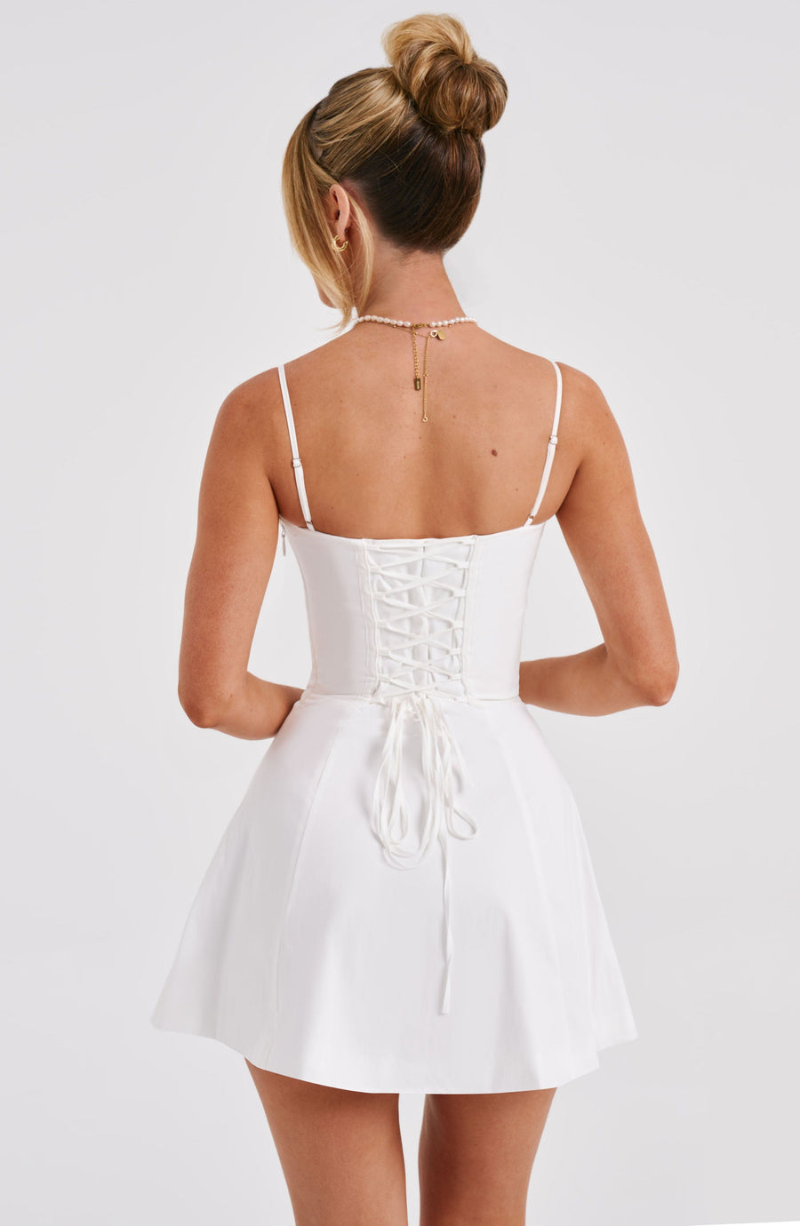 Dora Mini Dress – Ivory