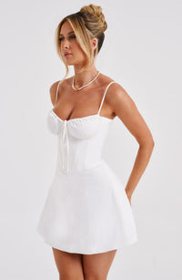 Dora Mini Dress – Ivory