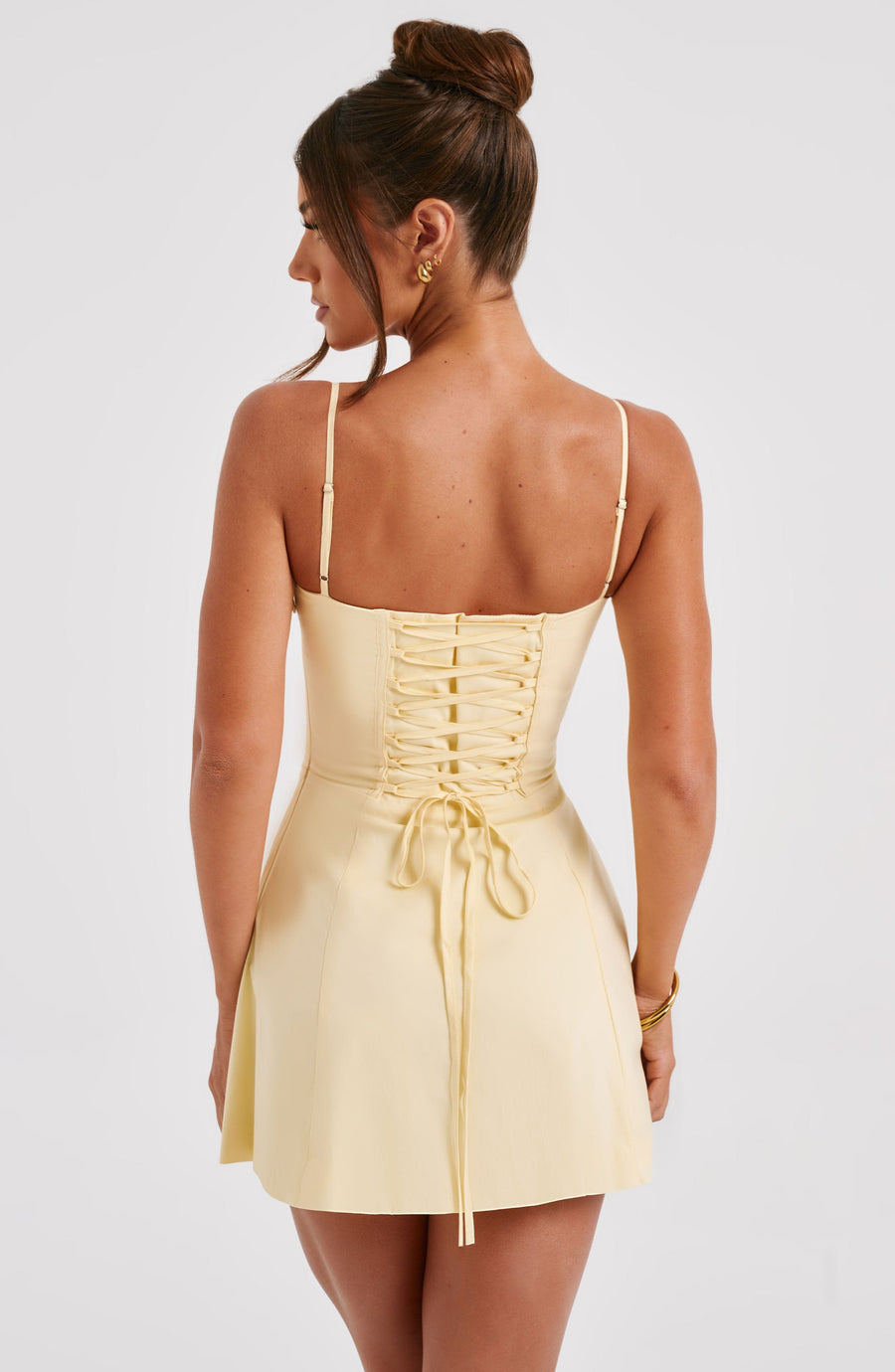 Dora Mini Dress – Lemon