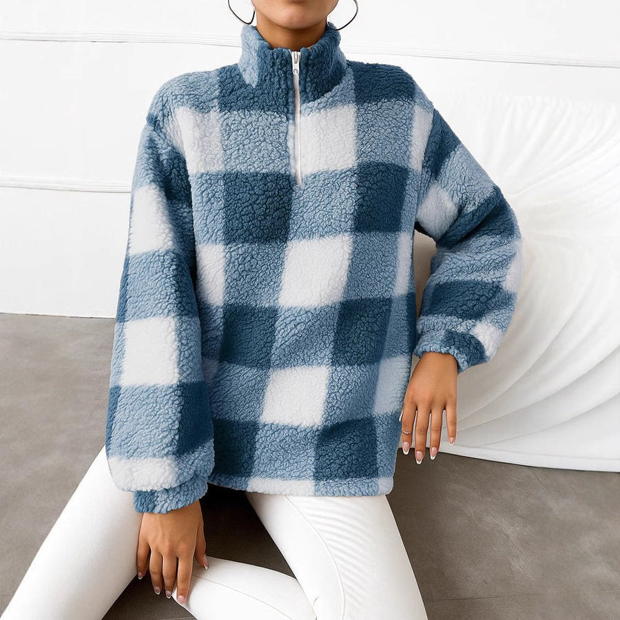 Lacey Sweater with Zip Front
