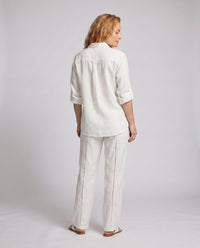 Lael Elegant Linen Blouse