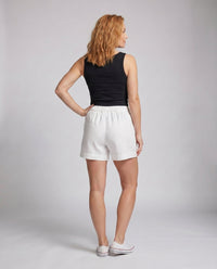 Laila Casual Linen Shorts with Elastic Waist and Pockets