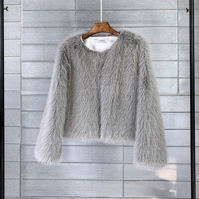 Laila Elegant Jacket in Light Grey