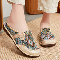 Laila Orthopaedic Linen Sandals