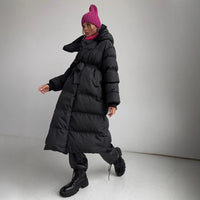 Laila Quilted Jacket with Zip Front and Hood