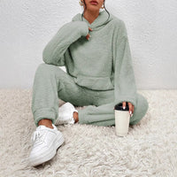 Laila Set with Pockets and Hood in Apricot
