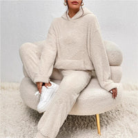 Laila Set with Pockets and Hood in Apricot