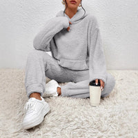 Laila Set with Pockets and Hood in Grey