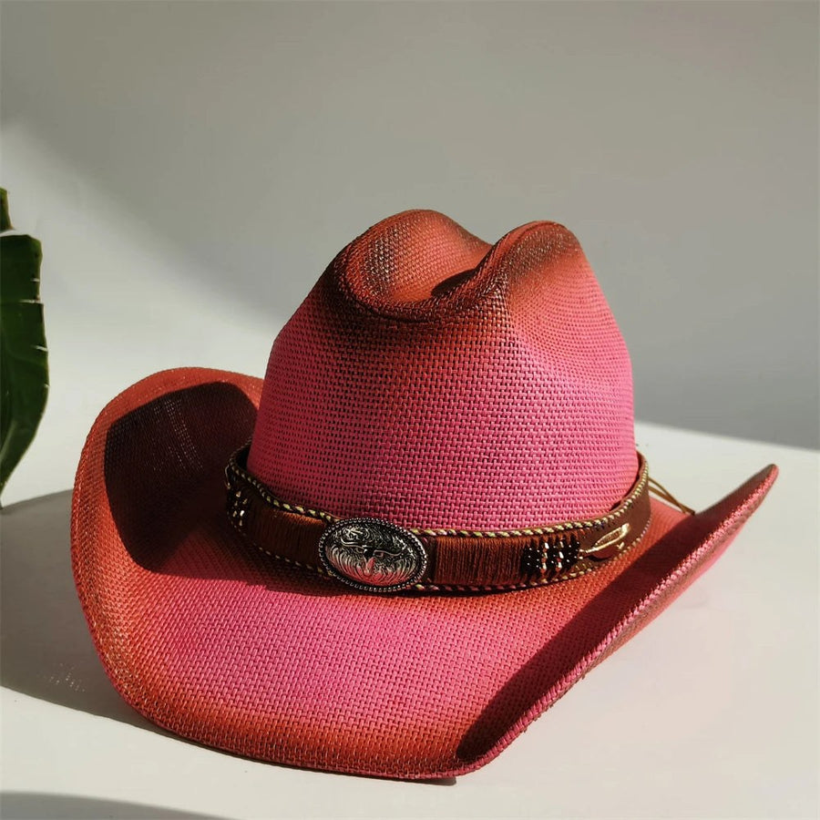 Lainey Cowboy Hat in Crimson