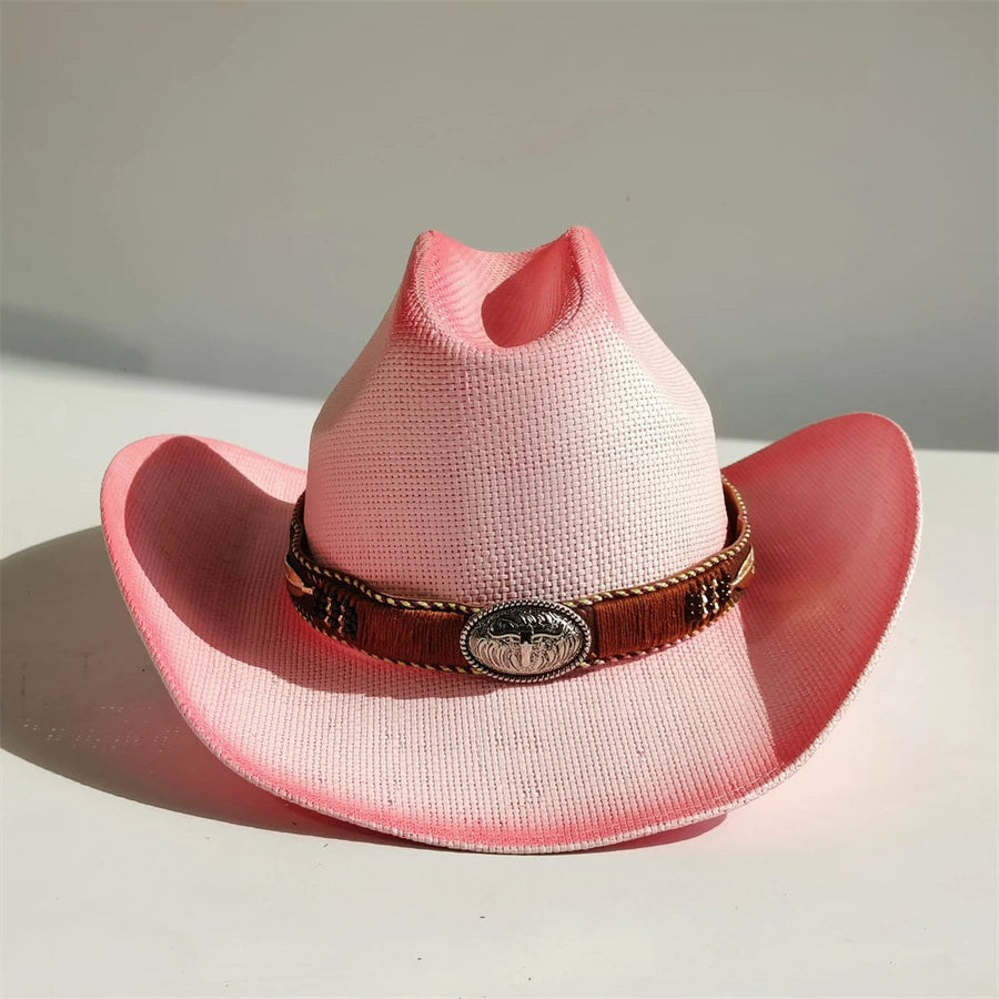 Lainey Cowboy Hat in Rose