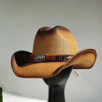 Lainey Cowboy Hat in Sienna Brown