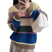 Lana Casual Knit Sweater in Orange