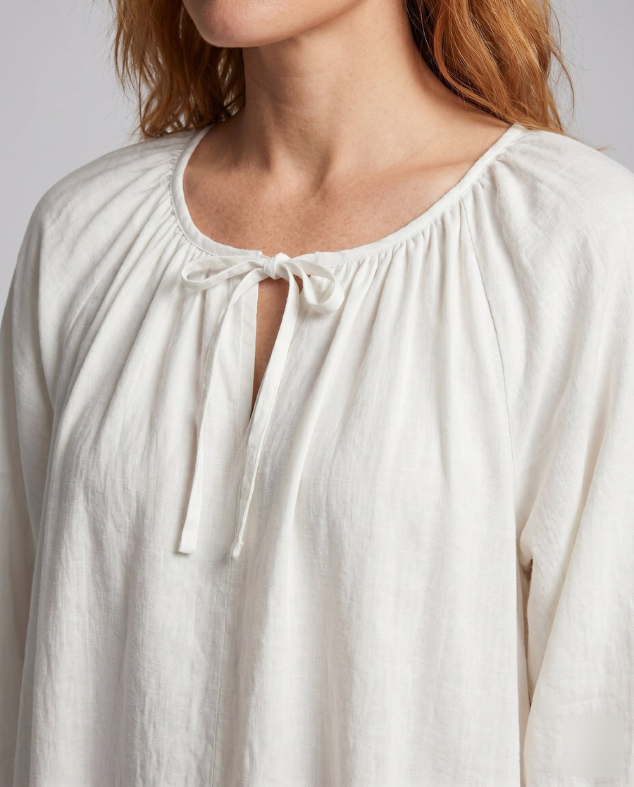 Lana Elegant Linen Maxi Dress with Ruffles