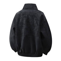 Lana Jacket with Zip Front and Pockets in Black