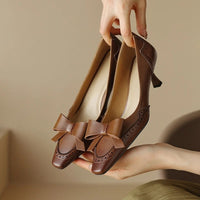 Lana Kitten Heel Pump in Charcoal